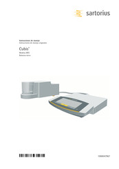 Sartorius Cubis MCE2.7S-M Serie Instrucciones De Manejo