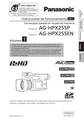 Panasonic AG-HPX255P Instrucciones De Funcionamiento