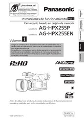 Panasonic AG-HPX255EN Instrucciones De Funcionamiento