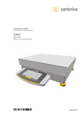 Sartorius Cubis MCE Serie Instrucciones De Manejo