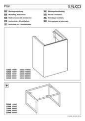 KEUCO Plan 32998 180007 Instrucciones De Instalación