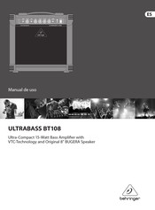 Behringer ULTRABASS BT108 Manual De Uso