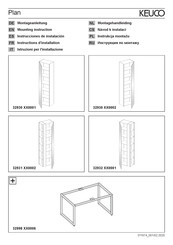 KEUCO Plan 32931 0002 Serie Instrucciones De Instalación