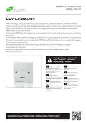 CP Electronics MWS1A-C-PRM-VFC Guia De Instalacion