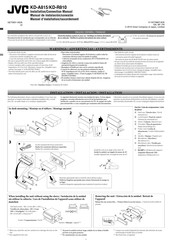 JVC KD-A815 Manual De Instalación/Conexion