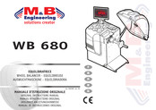 M&B Engineering WB 680 Manual De Instrucciones