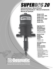 DOSMATIC SUPERDOS 20-2.5% WSP Manual De Operación