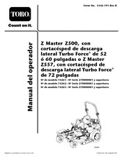 Toro Z Master Z557 Manual Del Operador