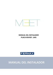 Fermax MEET KIN Manual Del Instalador