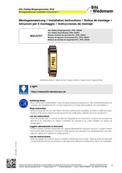 bihl+Wiedemann BWU2707 Instrucciones De Montaje