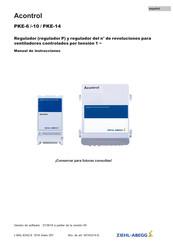 ZIEHL-ABEGG Acontrol PKE-6 Manual De Instrucciones