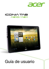 Acer Iconia tab A211 Guía De Usuario