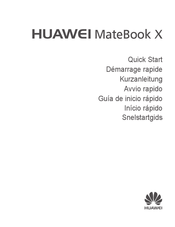 Huawei MateBook X Guia De Inicio Rapido