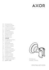 Axor Montreux 16325 Serie Instrucciones De Montaje