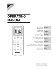 Daikin R08019037090A Manual De Instrucciones