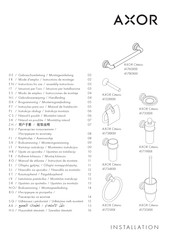 Axor Citterio 41734 Serie Instrucciones De Montaje