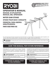 Ryobi RMS10G Manual Del Operador