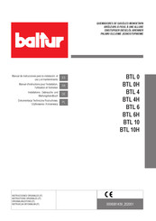 Baltur BTL 0 Manual De Instrucciones Para La Instalación, El Uso Y El Mantenimiento