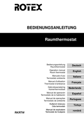 Rotex RKRTW Manual De Operación
