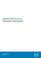 Dell OptiPlex 7480 All-In-One Configuración Y Especificaciones