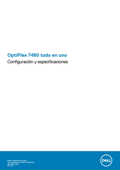 Dell OptiPlex 7480 Configuración Y Especificaciones