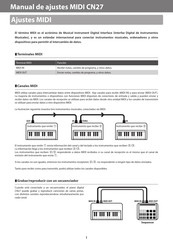 Kawai CN27 Manual De Ajustes