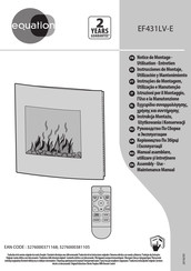 Equation EF431LV-E Instrucciones De Montaje, Utilización Y Mantenimiento