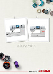 Bernina 750 QE Manual Del Usario