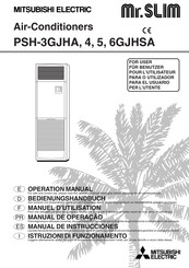 Mitsubishi Electric Mr. SLIM PSH-5GJHSA Manual De Instrucciones