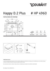 DURAVIT Happy D.2 Plus Instrucciones De Montaje