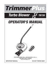 TrimmerPlus TB720 Manual Del Operador