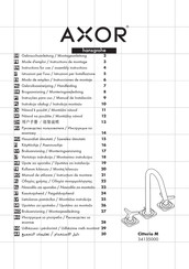 Hansgrohe AXOR Citterio M 30 34135000 Instrucciones De Montaje