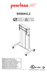 peerless-AV SR584VL2 Manual Del Usario