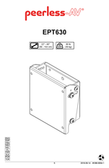 peerless-AV EPT630 Manual De Instrucciones