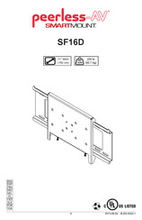 peerless-AV SmartMount SF16D Manual Del Usuario