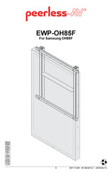 peerless-AV EWP-OH85F Manual De Instrucciones