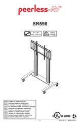 peerless-AV SR598 Manual De Instrucciones