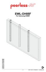 peerless-AV EWL-OH85F Manual De Instrucciones