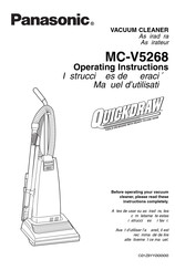 Panasonic QUICKDRAW MC-V5268 Instrucciones De Operación