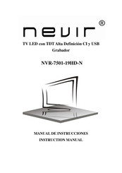 Nevir NVR-7501-19HD-N Manual De Instrucciones