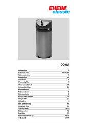 EHEIM classic 2213 Manual De Instrucciones