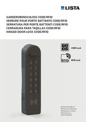 Lista HINGED DOOR LOCK CODE/RFID Manual De Uso