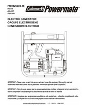 Coleman Powermate PM0525302.18 Instrucciones De Funcionamiento