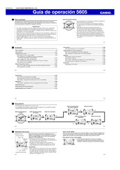 Casio 5605 Guía De Operación