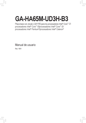 Gigabyte GA-HA65M-UD3H-B3 Manual De Usuario