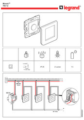 Legrand Mosaic 785 12 Manual De Instrucciones