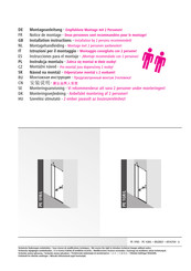 Kermi PE 1FR/L Instrucciones Para El Montaje