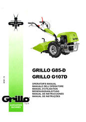 Grillo G85-D Manual De Instrucciones