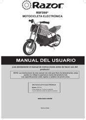 Razor RSF350 Manual Del Usuario