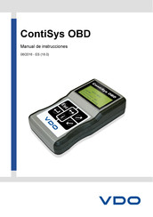 VDO ContiSys OBD Manual De Instrucciones